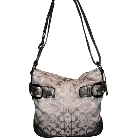 Coach Handbags - Coach 2 way silver bag
